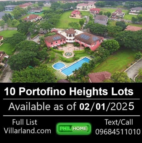 Portofino Heights Lots For Sale